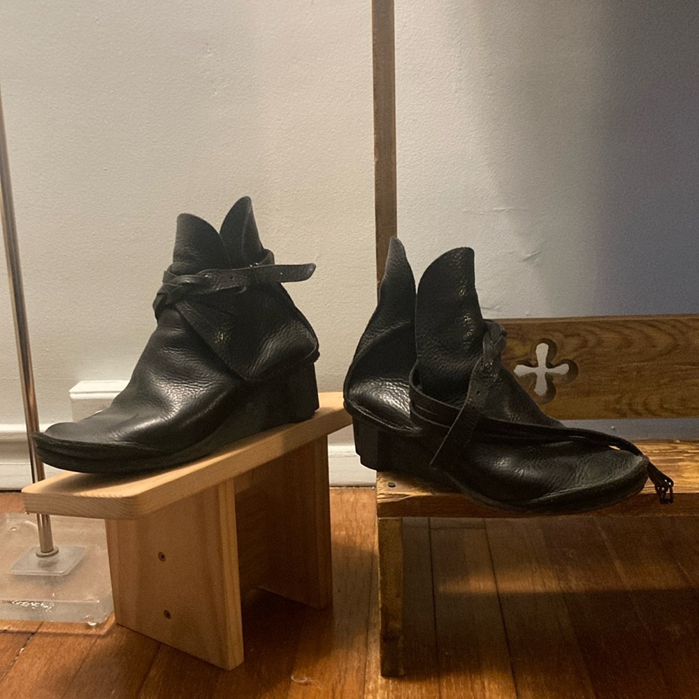 Trippen ankle boots with braided straps